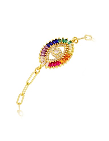 Pulsera Chapada en Oro 