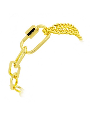 Pulsera Chapada en Oro 